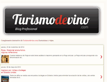Tablet Screenshot of blog.turismodevino.com